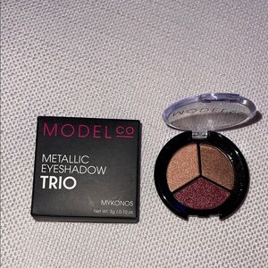 ModelCo Mykonos Metallic Eyeshadow Trio NWT
